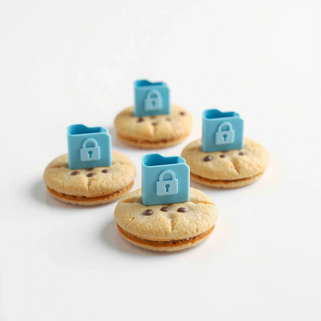 Illustration cookies numériques et protection des données